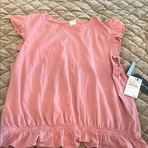 Pink Ruffled Women’s Top